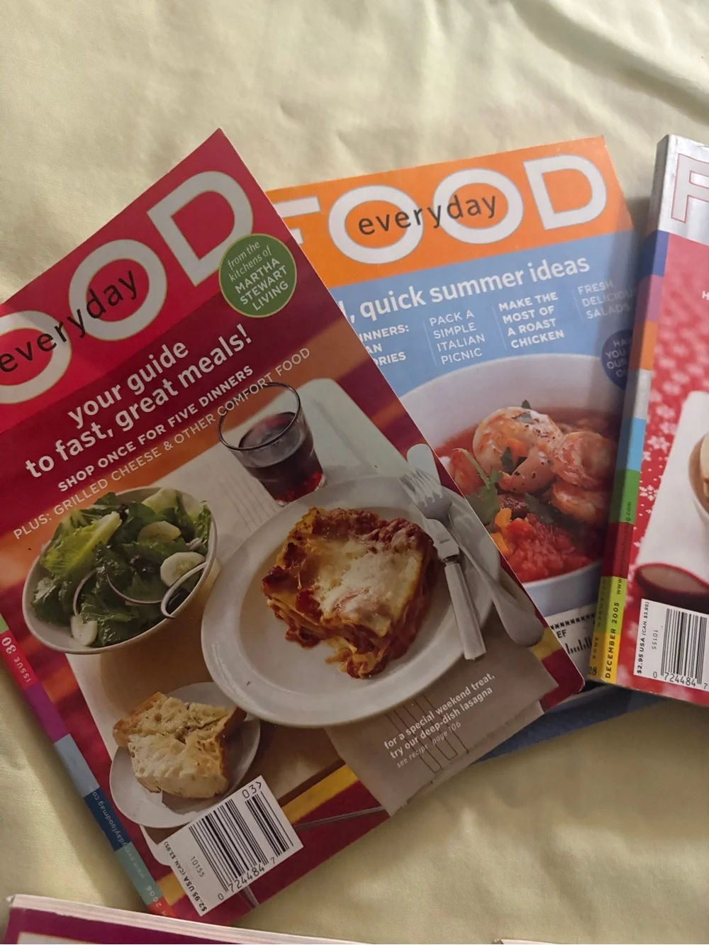 7 Everyday Food Magazines